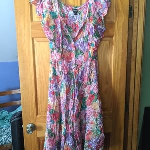 Vintage Summer Midi Dress